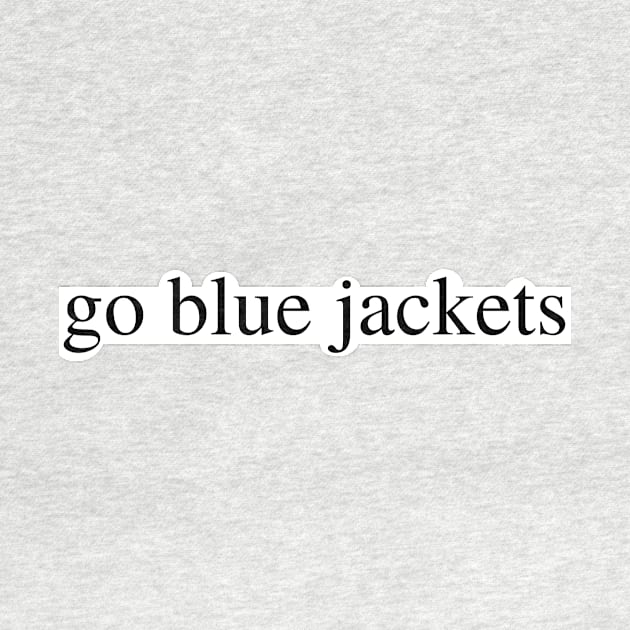 go blue jackets by delborg